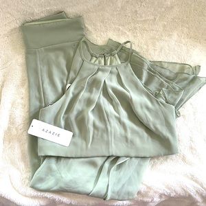 NWT Azazie Pant Suit Set